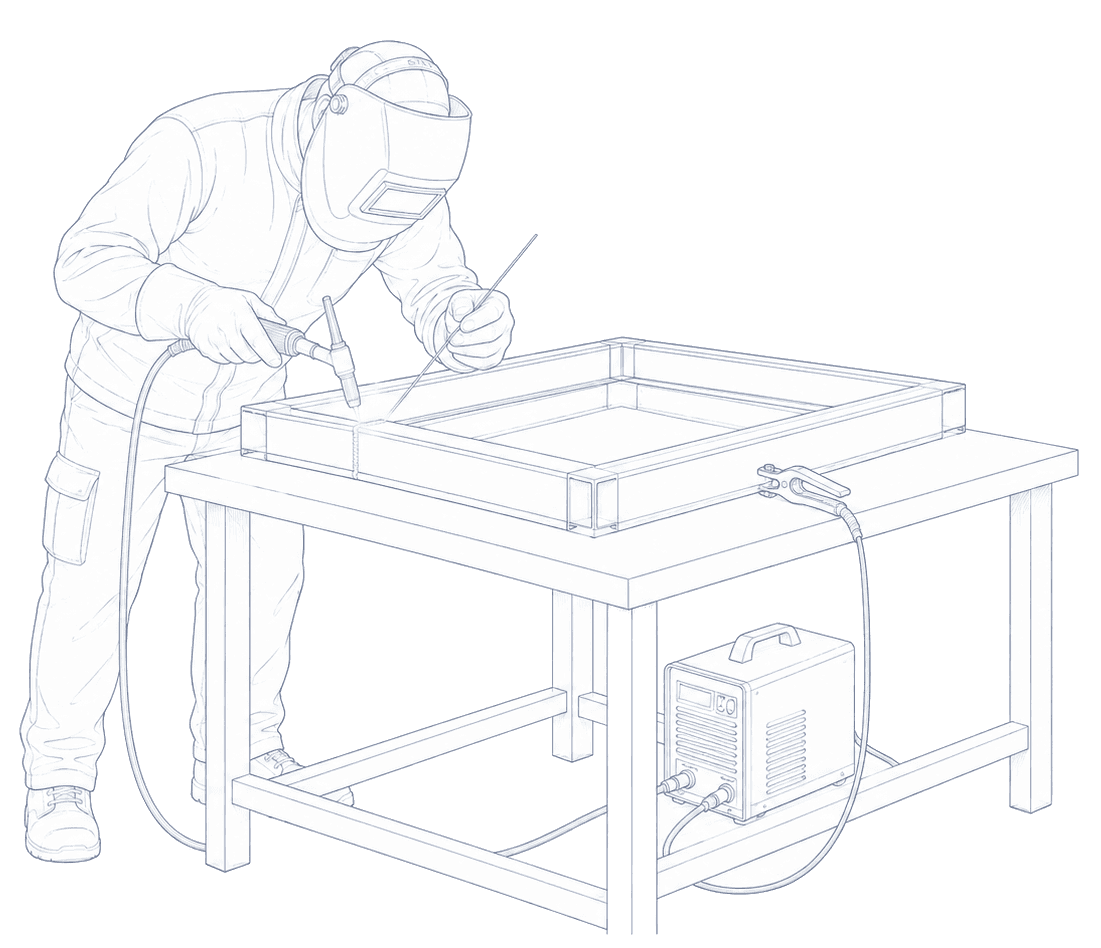 Aluminum Welding Illustration